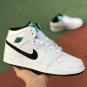 Air Jordan 1 Mid GS Hyper Jade 554725-122