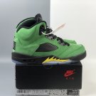 Air Jordan 5 SE Oregon Ducks Apple Green Black Yellow Strike
