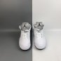 Air Jordan 5 Retro White Metallic Silver Black