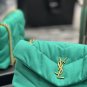 New Saint Laurent Luxury Bag Small Loulou Puffer Jungle Green026803