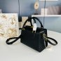 Romantic Paris Dior  Women Small Boston Bag Black Calfskin