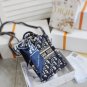 Romantic Paris Dior Mini Sling Bag Motif Black Cream Style D4701