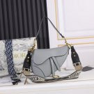 Romantic Paris Dior Saddle Bag Matte Light Grey Style D77868