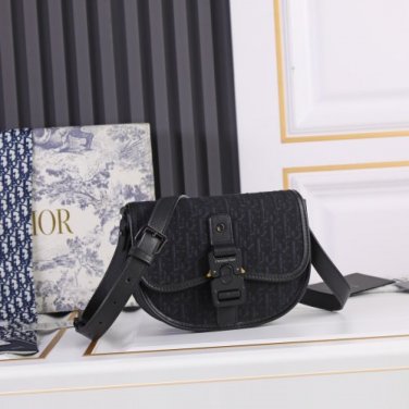 Romantic Paris Dior Sling Bag Bobby Black Style D2301