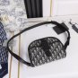 Romantic Paris Dior Sling Bag Bobby Black White Motif Style D2300