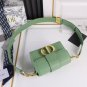 Romantic Paris Dior Sling Bag Olive Green Matte Leather Style D1820