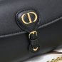 Romantic Paris Dior Wallet Bag Black Matte Leather Style D1940