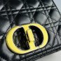 Romantic Paris Mini DIOR Caro Bag Black Cannage Calfskin