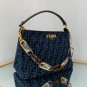Fendi Hand Bag Women Monogram Black Style 007755