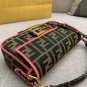 Fendi Sling Bag Women Monogram Style 005672 ( Black, Pink, Green )
