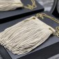 New France Chanel Luxury Bag Grace Small Leather and Crochet Fringes Hobo Bag Whi