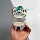 2024 offwhite x  dunk low âthe 50â silver white