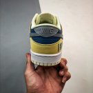 2024 custom  dunk low white yellow blue