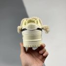 2024 custom  dunk low white sail black