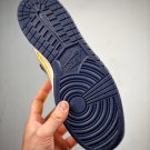 2024 custom  dunk low retro yellow navy