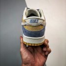 2024 custom  dunk low blue brown