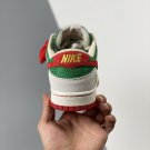 2024 custom  dunk low ‘portugal’ white grenn red
