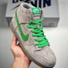 2024 & 2025  sb dunk high âsilver boxâ metallic silverhyper verdegum yellow