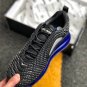 Men & Women    air max 720 blackblackracer bluereflect silver