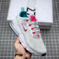 Men & Women air max 270 react white teal and pink