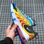 Men & Women air max 270 react eng laser bluewhiteanthracite