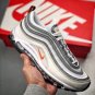 Men & Women air max 97 whiteconemetallic silver bq45671 on sale