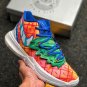 Men & Women spongebob x nike kyrie 5 âÂÂpineapple houseâ orange pealteal tint