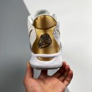 Men & Women nike kyrie 7 white black metallic gold