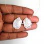 Natural White Rainbow Moonstone Gems, Fancy Shape Gems, Faceted Cabochon Loose Gems, Drilled Gems.