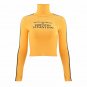 Quentin Tarantino Crop Top Short Tshirt Women Long Sleeve Side Stripe Turtleneck