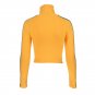 Quentin Tarantino Crop Top Short Tshirt Women Long Sleeve Side Stripe Turtleneck