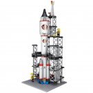 NASA Space Rocket Kids Toy Model 309 pcs Building Blocks Educational DIY Bricks