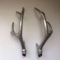 Silver Fake Deer Antlers Artificial Deer 27 Cm Head Horns DIY 1 Pair Home Decor
