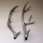 Silver Fake Deer Antlers Artificial Deer 27 Cm Head Horns DIY 1 Pair Home Decor
