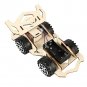 Creative educational electric Wooden car Model Puzzle Kids DIY Vehicle Children