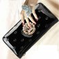 Bogesi Luxury Brand Women Black Yellow Wallet New Female Purse Ladies Phone Coin