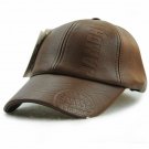 Brown Casual Leather Cap Sport Fashion Fall Winter Spring Men Xthree Unisex Hat