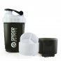 600ml Sport Water Bottle Juice Cup Whey Protein Shaker 3 in 1 Fitness Gym Shaker