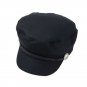 Women Wool Baseball Cap Button Winter Men Hat Octagonal Cap Sun Black Vizor Cap