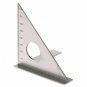 Woodworking Ruler Layout Miter Square Triangle Rafter 45 90 degree Metric Gauge