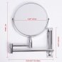 Double Side Wall Mirror Bathroom Shaving Extend Cosmetic Makeup Face Magnifying