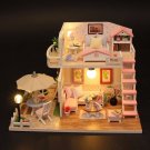 New Doll Miniature House Studio Wooden Furniture DIY Kids Girls Toy Mini Project