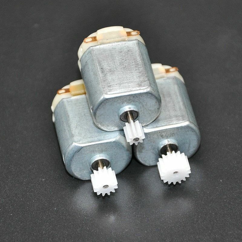 New 3Pcs Small DC Motor 3 to 5V DIY Toy 130 Miniature Electric Motor Low Voltage