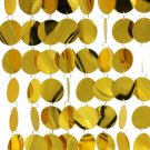 Yellow Round Circle Disco Curtain Festival Party Supplies Decorative Curtains