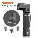 90 Degree Twist Rotary Clip Handfree Flashlight Magnet Mini Lighting LED Torch