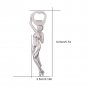 3D Beautiful Women Bottle Opener Sexy Girl Zinc Alloy Silver Beer Drink Opener