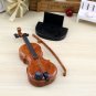 Retro Vintage Red Violin Music Box Home Decoration Musical Box Children Gift Toy