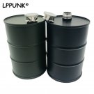 Stainless Steel Whisky Flagon Oil Bucket Flask Hip Large Drum Barrel Vodka Flask