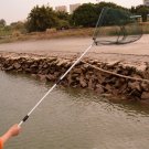 Portable Triangular Telescopic Fishing Net Aluminium Handle Landing Folding Net