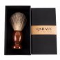 Qshave Man Pure Badger Hair Shaving Brush Real Wood 100% Beard Mustache Brush